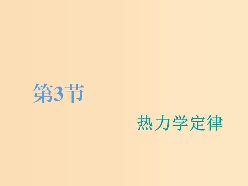 （江蘇專版）2020版高考物理一輪復習 第十二章 第3節(jié) 熱力學定律課件.ppt_第1頁