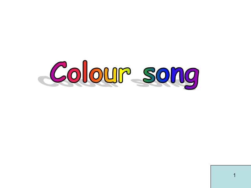 unit6 colours cartoon timeppt课件_第1页