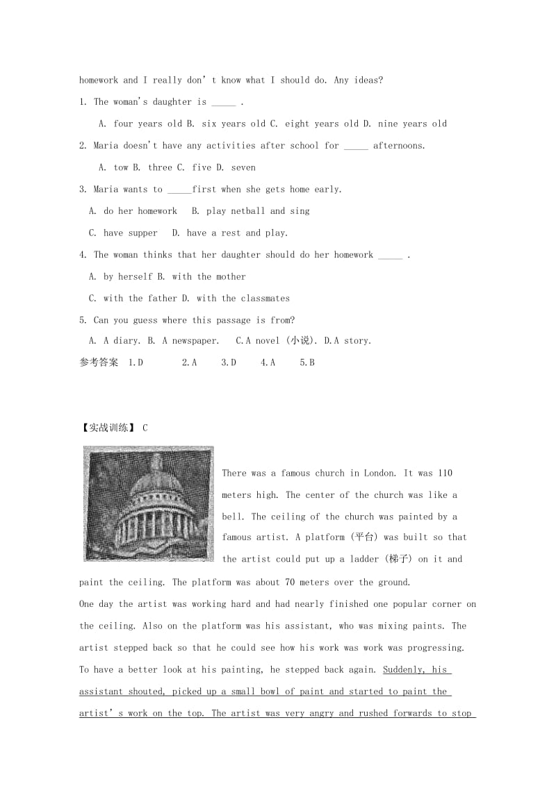 2019版中考英语二轮复习 阅读理解优编题（8）.doc_第3页