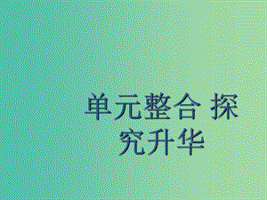 廣西2020版高考歷史一輪復習 第10單元 單元整合 探究升華課件 新人教版.ppt