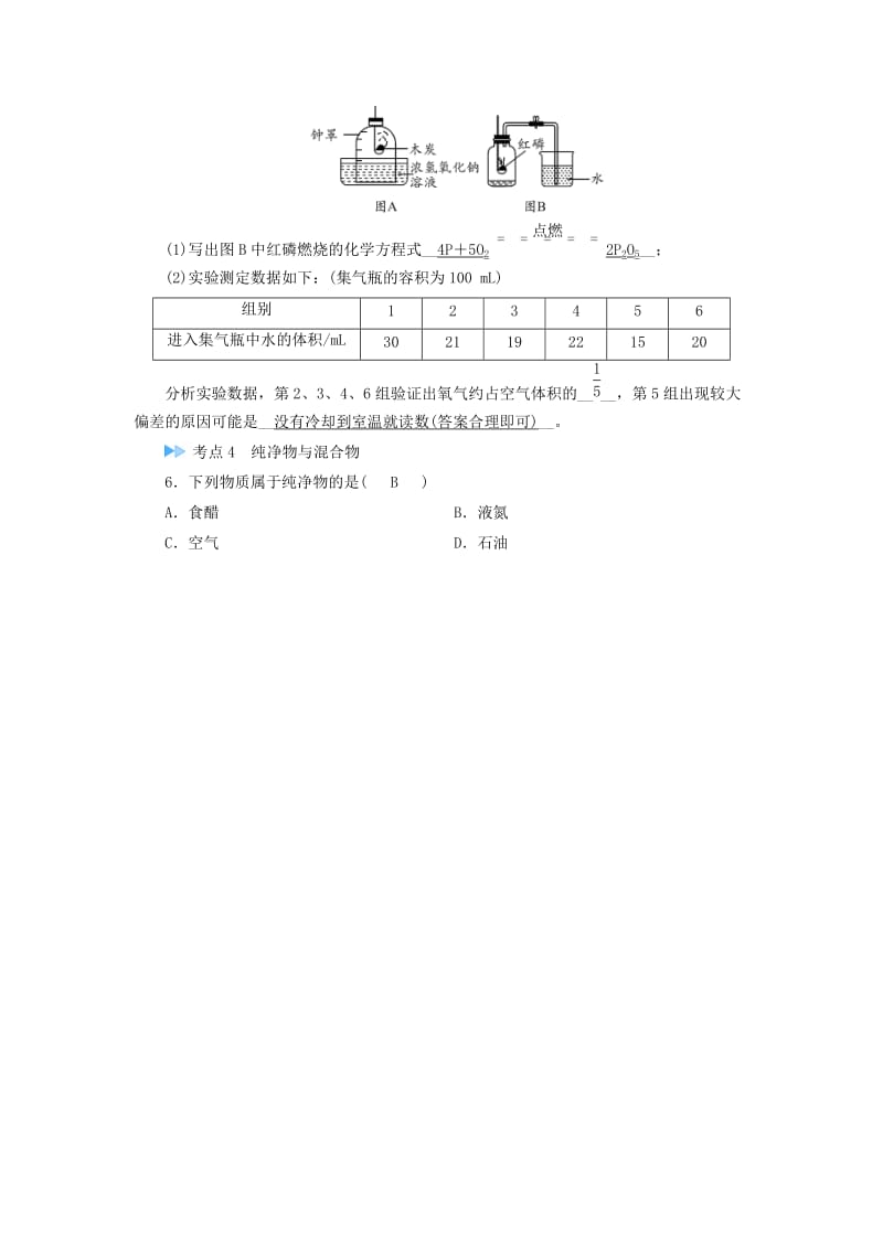 中考化学高分一轮复习 第1部分 教材系统复习 第1章 开启化学之门 课时1 物质的变化和性质真题精练.doc_第2页