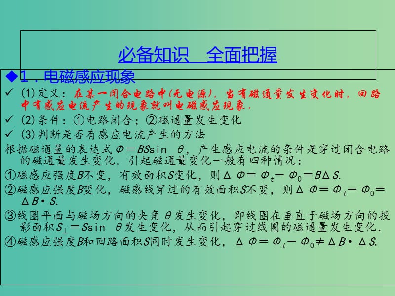 （A版）2019版高考物理一轮复习 考点考法 第11章 电磁感应课件 新人教版.ppt_第3页