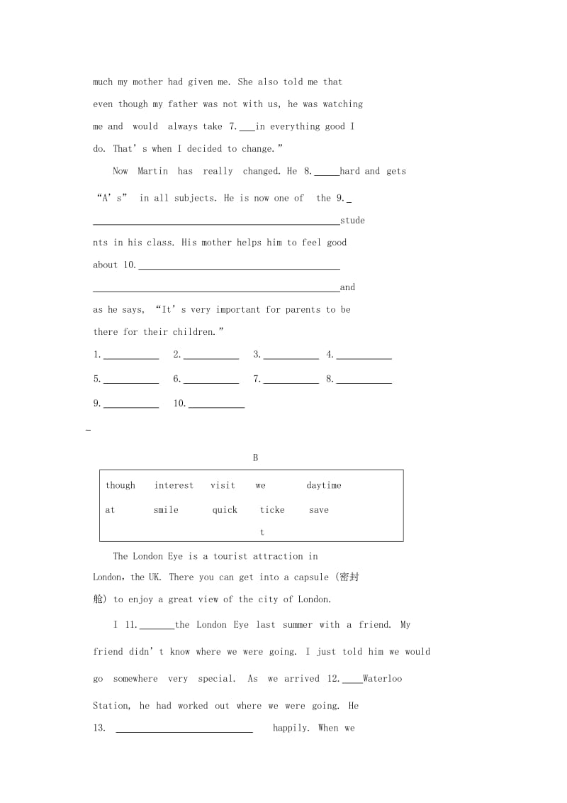 2019中考英语二轮复习 词语运用练习.doc_第2页