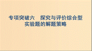 （浙江選考）2020版高考化學(xué)一輪復(fù)習(xí) 專題十 專項突破六 探究與評價綜合型實驗題的解題策略課件.ppt