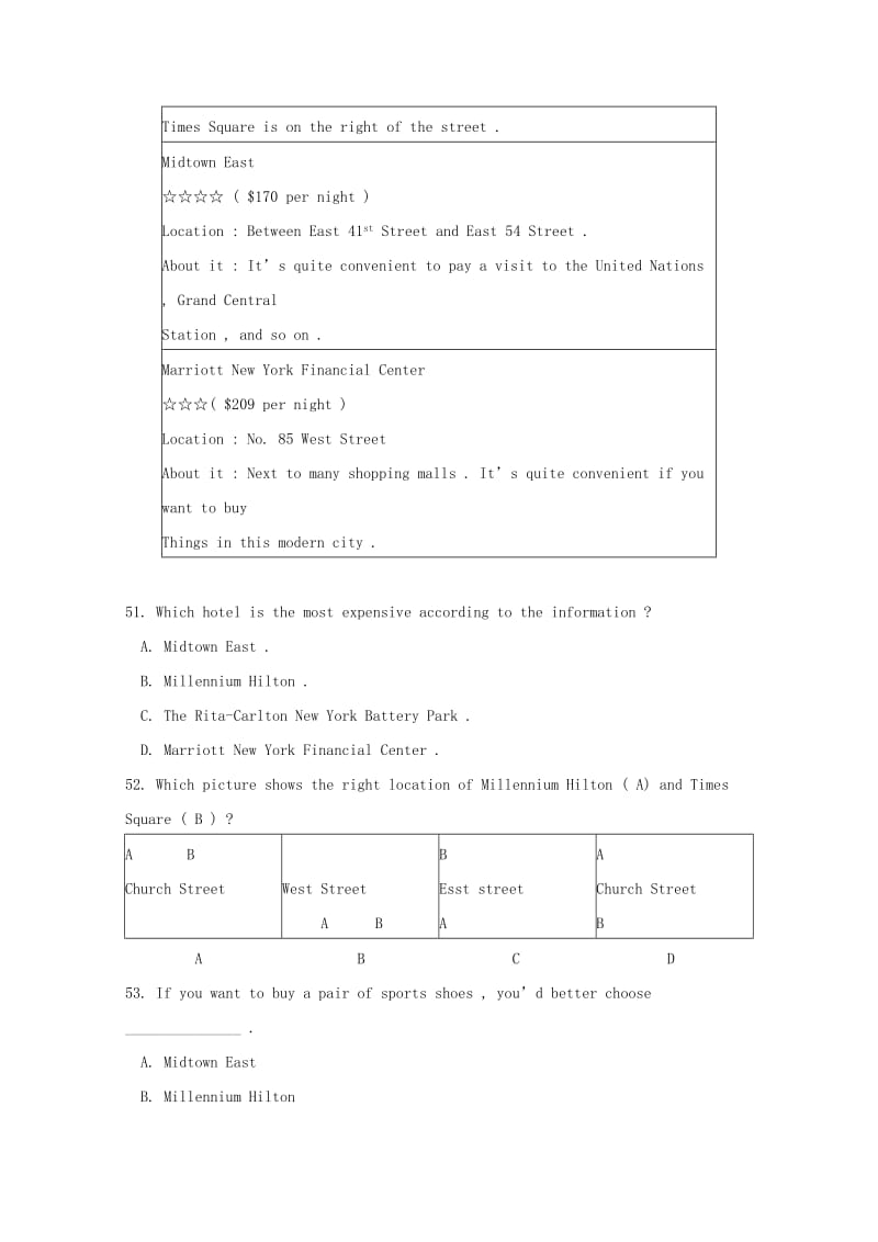 2019中考英语二轮复习 阅读理解基础编题.doc_第3页