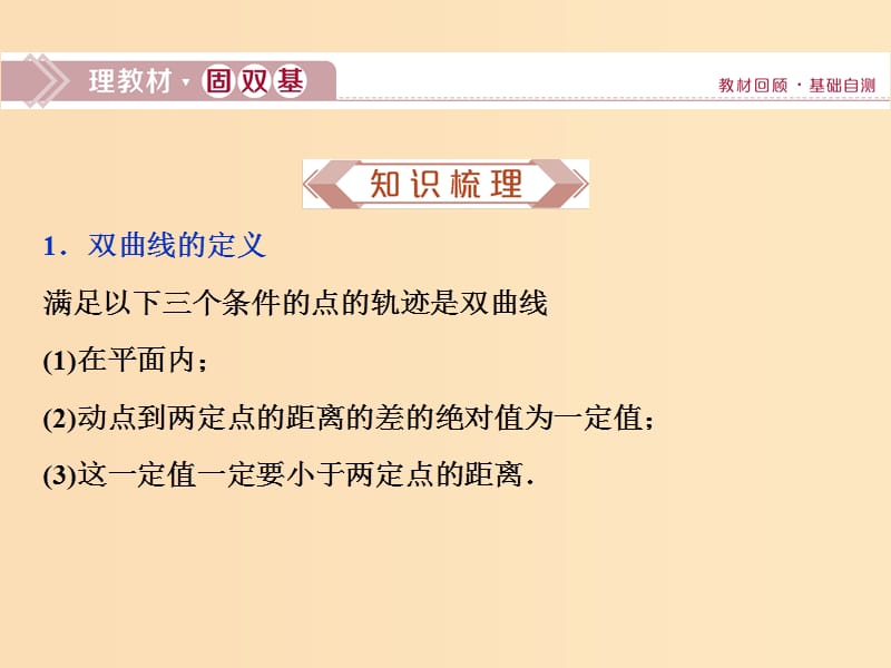 （江苏专用）2020版高考数学大一轮复习 第八章 平面解析几何 6 第6讲 双曲线课件 文.ppt_第2页