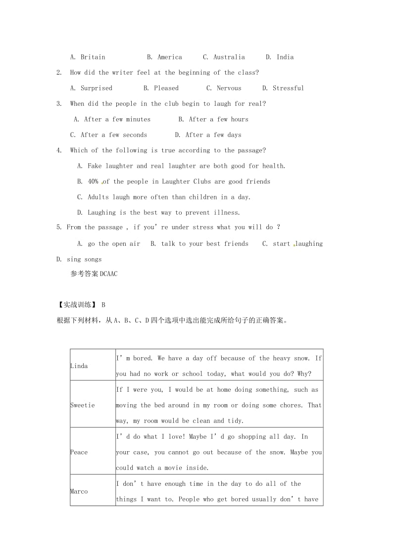 2019中考英语二轮复习 阅读理解基础编题（6）.doc_第2页