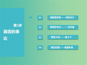 （全國通用版）2019版高考生物一輪復(fù)習(xí) 第2部分 遺傳與進(jìn)化 第二單元 基因的本質(zhì)與表達(dá) 第3講 基因的表達(dá)課件.ppt