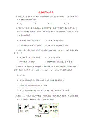 中考化學(xué)真題分類匯編 2 我們身邊的物質(zhì) 考點10 碳和碳的化合物 3 一氧化碳.doc