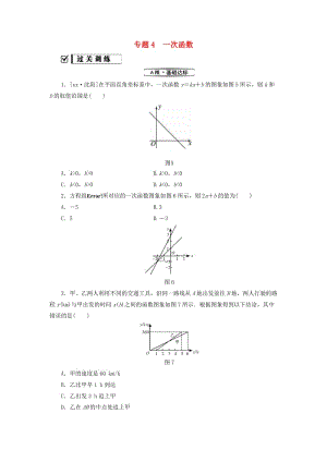 2018-2019學(xué)年八年級數(shù)學(xué)下冊 專題4 一次函數(shù)練習 （新版）新人教版.doc