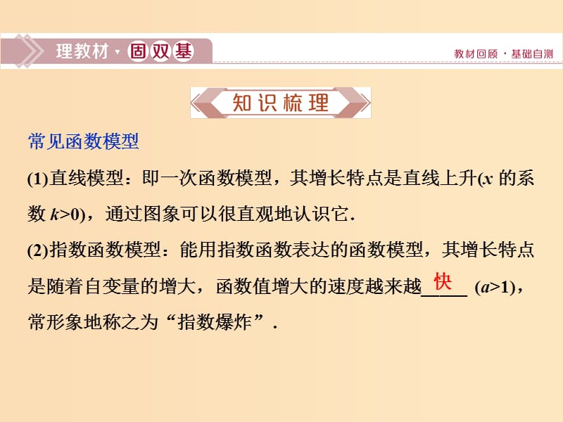 （江苏专用）2020版高考数学大一轮复习 第二章 基本初等函数、导数的应用 9 第9讲 函数模型及其应用课件 文.ppt_第2页