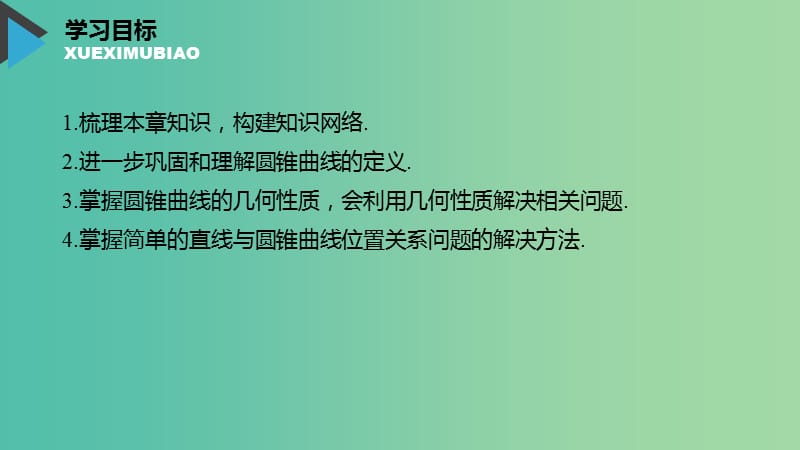 2020版高中数学 第二章 圆锥曲线与方程章末复习课件 新人教B版选修1 -1.ppt_第2页