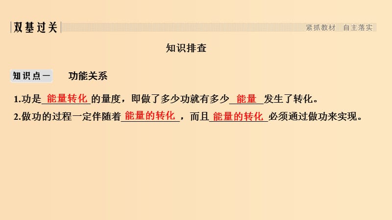 （浙江选考）2020版高考物理一轮复习 第5章 机械能 第4讲 能量守恒定律与能源课件.ppt_第2页