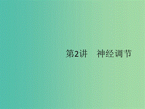 2020版高考生物一輪復(fù)習(xí) 10.2 神經(jīng)調(diào)節(jié)課件 蘇教版必修3.ppt