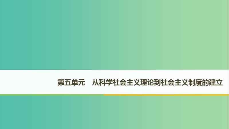 （江蘇專用）2018-2019學(xué)年高中歷史 第五單元 從科學(xué)社會主義理論到社會主義制度的建立 第18課 馬克思主義的誕生課件 新人教版必修1.ppt_第1頁