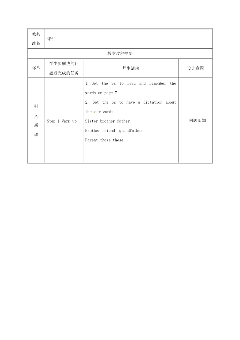 七年级英语上册 Unit 2 This is my sister Section A（2a-2d）教案 人教新目标版.doc_第2页