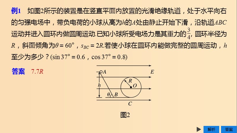 （浙江选考）2020版高考物理大一轮复习 第七章 静电场本章学科素养提升课件.ppt_第3页