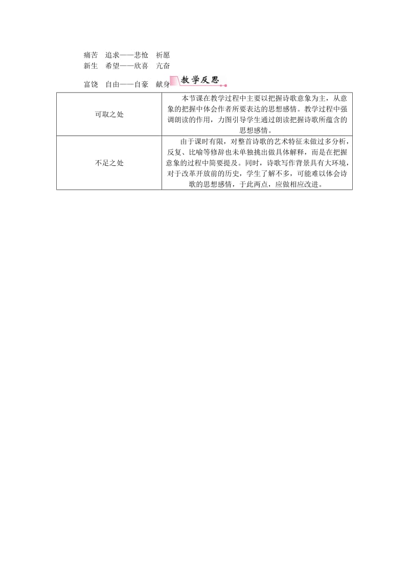 九年级语文下册 第一单元 1 祖国啊我亲爱的祖国教案 新人教版.doc_第3页