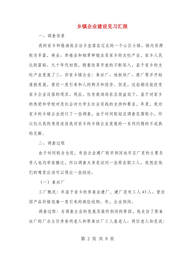 乡镇企业建设见习汇报.doc_第2页