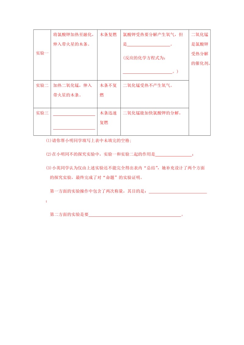 中考化学真题分类汇编 2 我们身边的物质 考点9 氧气 3 制法 4 催化剂 实验探究.doc_第2页