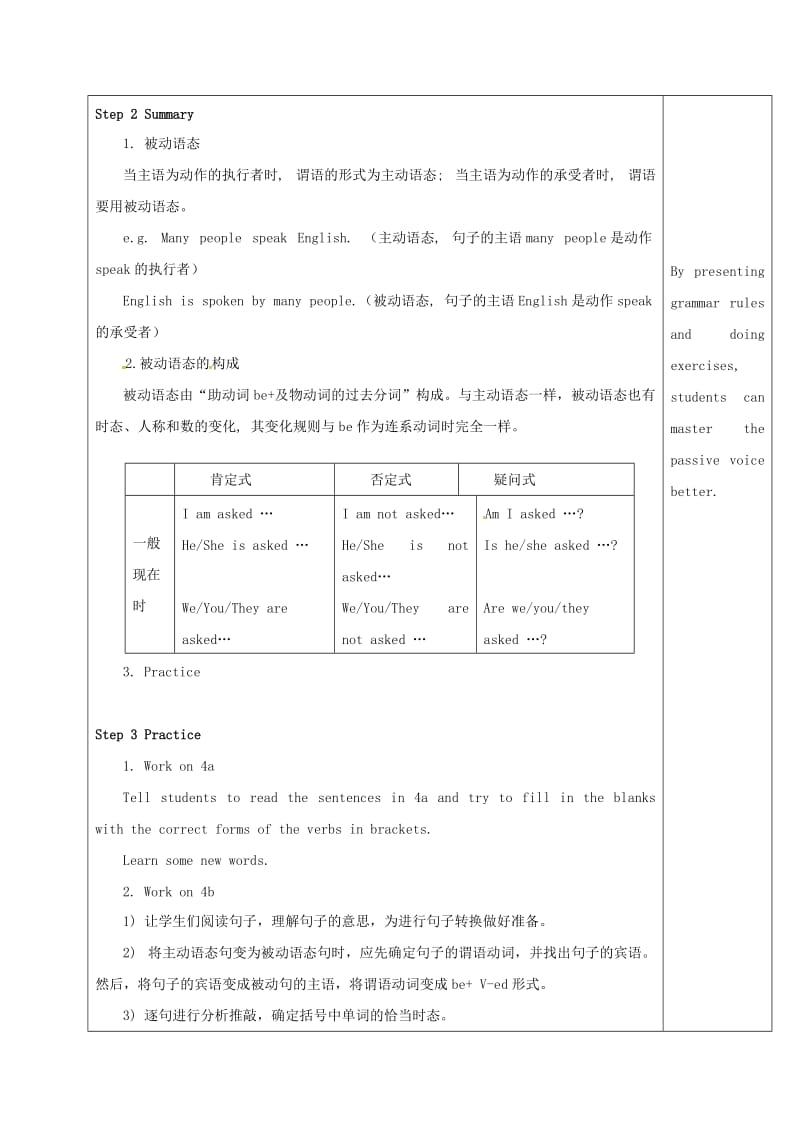 九年级英语全册 Unit 5 What are the shirts made of grammar focus 4a-4c教案 人教新目标版.doc_第2页