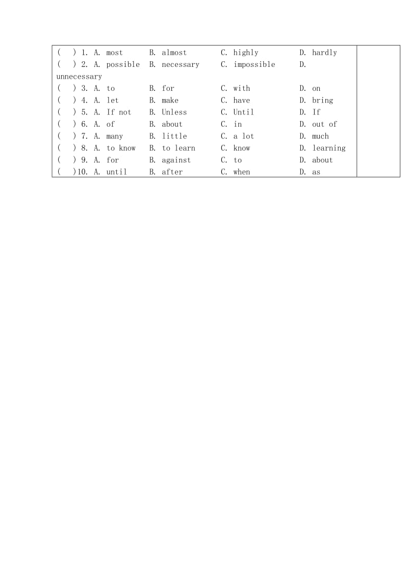 八年级英语上册 Module 9 Population Unit 3 Language in use导学案（新版）外研版.doc_第3页