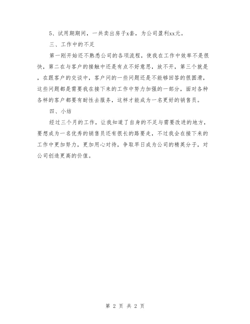 公司销售员试用期转正工作总结.doc_第2页