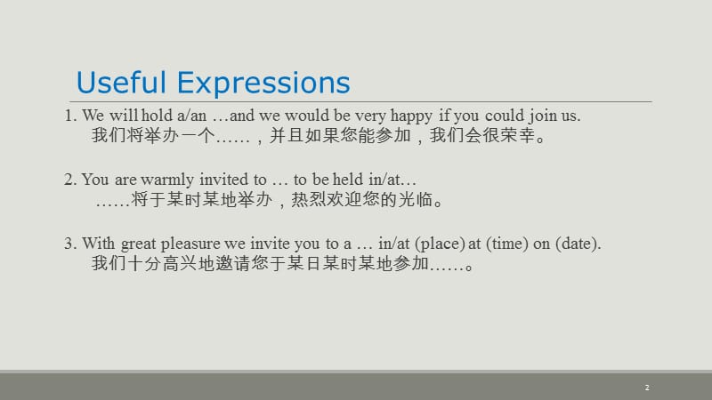 Unit 2-Writing a Letter of Invitationppt课件_第2页