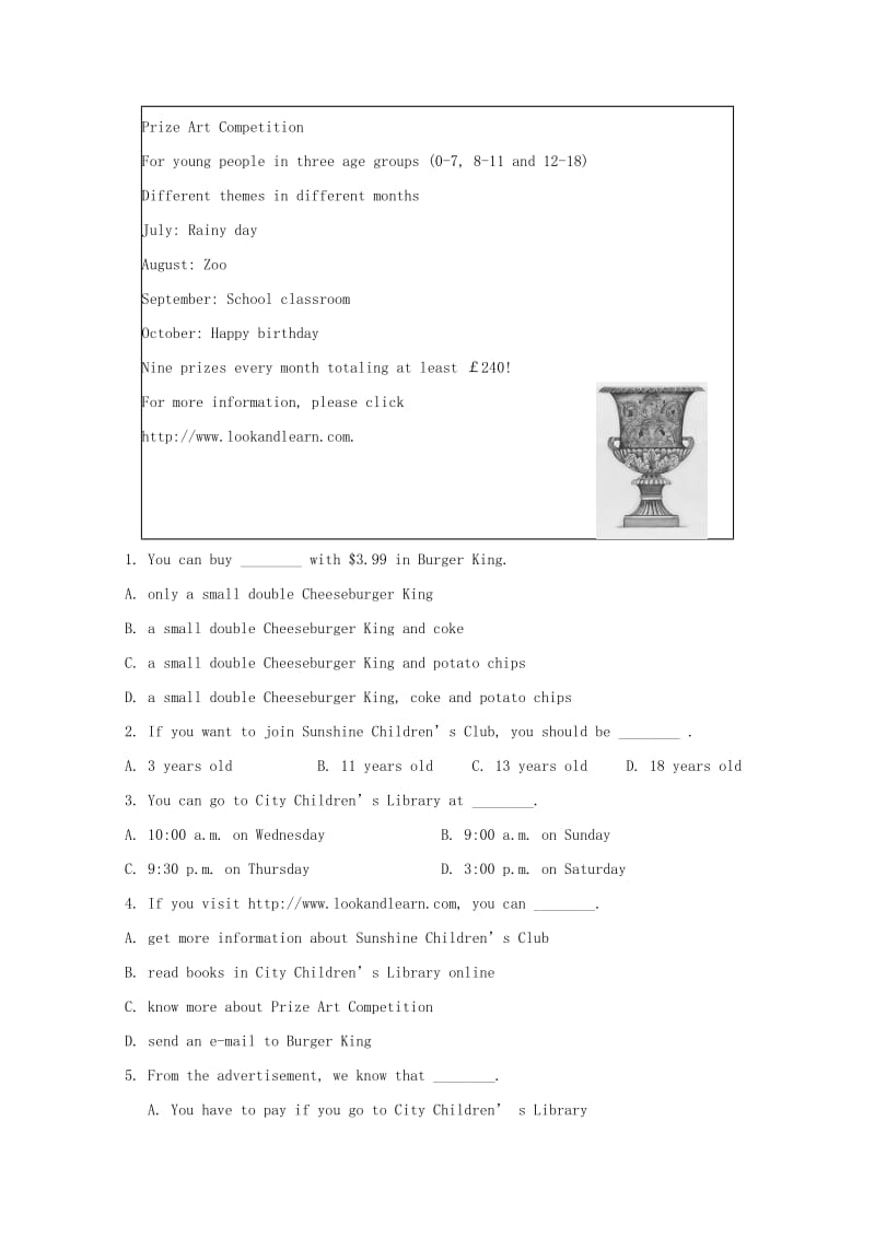 2019中考英语 九全 Unit 7-8重点短语句型和练习 人教新目标版.doc_第2页