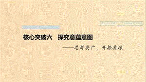 （浙江專用）2020版高考語文一輪復(fù)習(xí) 第三部分 文學(xué)類小說閱讀 專題十七 文學(xué)類閱讀 散文閱讀Ⅲ 核心突破六 探究意蘊意圖課件.ppt