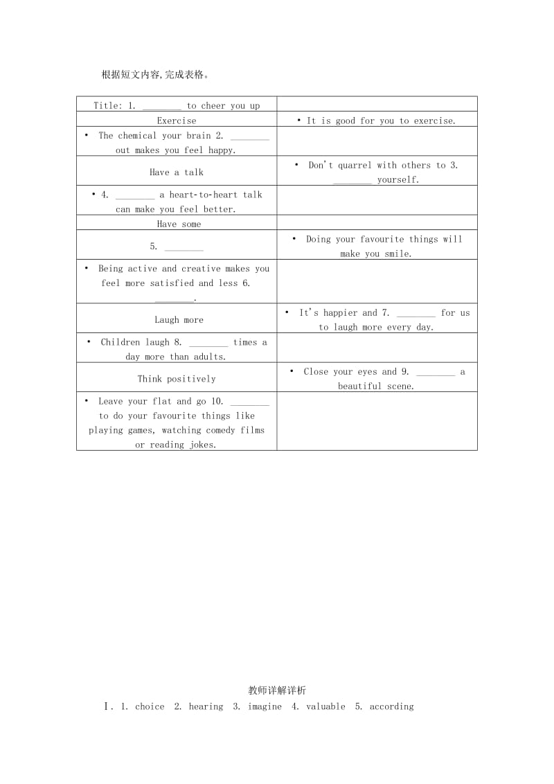 九年级英语上册Unit3TeenageproblemsPeriod2ReadingI课时训练新版牛津版.doc_第3页