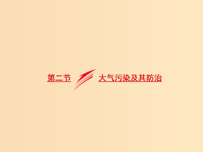 2018-2019學(xué)年高中地理 第四章 環(huán)境污染與防治 第二節(jié) 大氣污染及其防治課件 湘教版選修6.ppt_第1頁