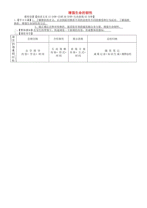 七年级道德与法治上册 第四单元 生命的思考 第九课 珍视生命 第2框 增强生命的韧性学案 新人教版 (2).doc