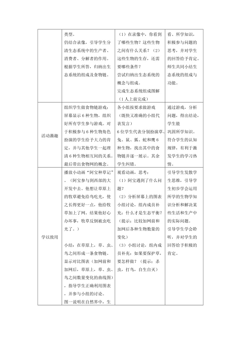 七年级生物上册 1.2.3生态系统教案2 （新版）新人教版.doc_第2页