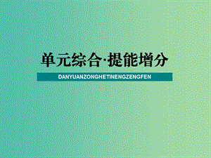 2020版高三政治一輪復(fù)習(xí) 單元綜合 提能增分8 當(dāng)代國際社會課件.ppt