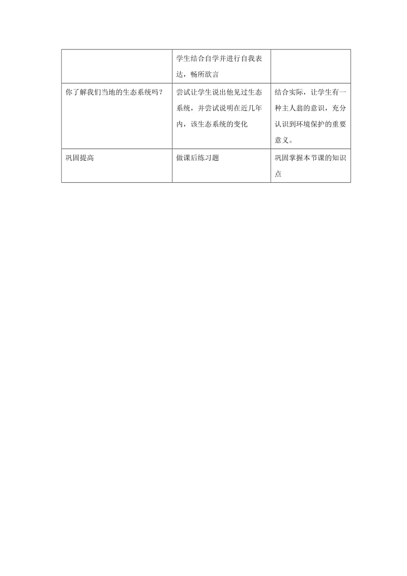 七年级生物上册 2.3.1《多种多样的生态系统》（第2课时）教案2 （新版）苏科版.doc_第3页