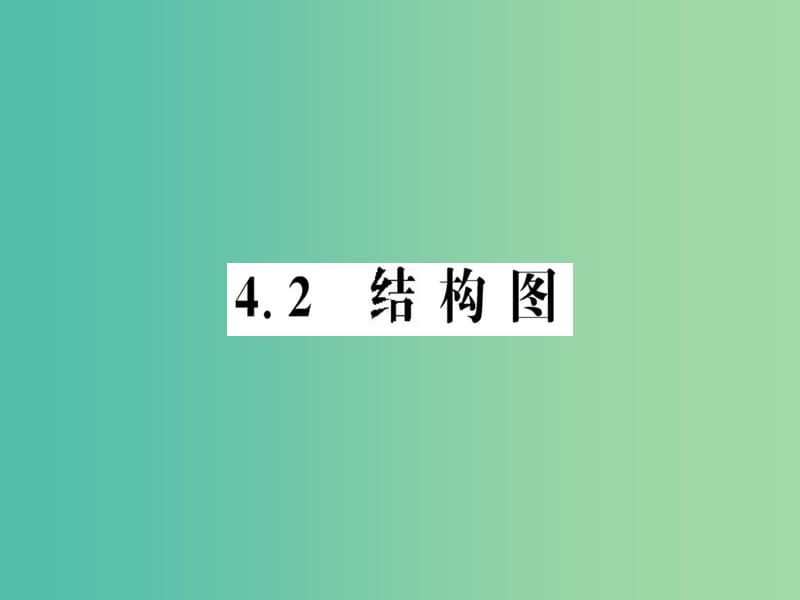 高中數(shù)學(xué) 4.2結(jié)構(gòu)圖課件 新人教A版選修1-2.ppt_第1頁(yè)