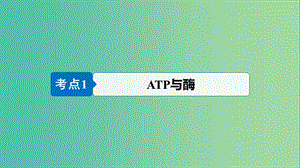 （浙江專用）2019版高考生物大二輪復(fù)習(xí) 專題二 ATP、酶與物質(zhì)運(yùn)輸 考點(diǎn)1 ATP與酶課件.ppt