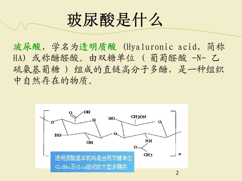 玻尿酸基础知识ppt课件_第2页