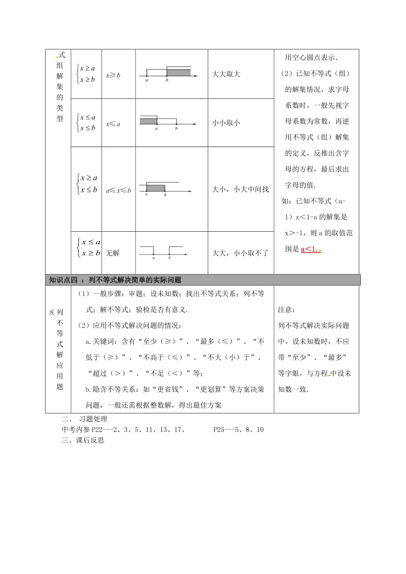 2019版中考数学总复习 第8讲 一元一次不等式（组）.doc_第2页