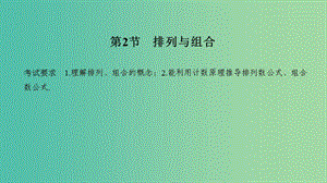 2020版高考數(shù)學大一輪復習 第十章 計數(shù)原理、概率、隨機變量及其分布 第2節(jié) 排列與組合課件 理 新人教A版.ppt