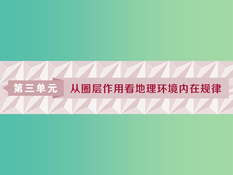 2019版高考地理一輪復(fù)習(xí) 第3章 從圈層作用看地理環(huán)境內(nèi)在規(guī)律 第13講 地理環(huán)境的差異性課件 魯教版.ppt_第1頁(yè)