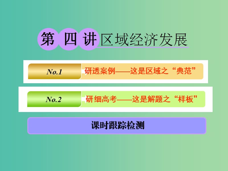 2019版高考地理一輪復(fù)習(xí) 第三部分 第二章 區(qū)域可持續(xù)發(fā)展——析其因、究其理、想其法 第四講 區(qū)域經(jīng)濟(jì)發(fā)展課件.ppt_第1頁(yè)