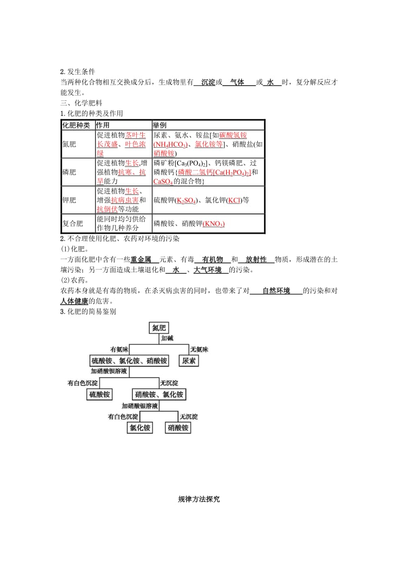 中考化学一轮复习 第十一单元 盐 化肥试题.doc_第3页