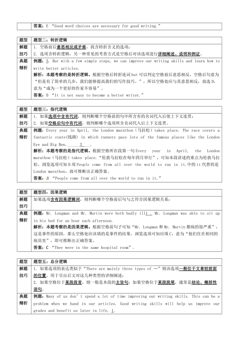 中考英语专题复习 专题十九 任务型阅读 第2讲 五选五+阅读表达.doc_第3页