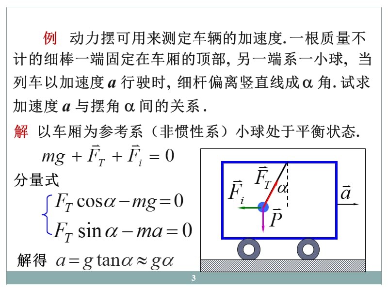 大学物理非惯性系惯性力ppt课件_第3页