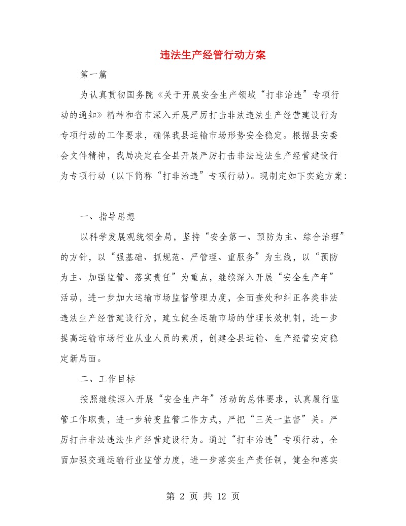 违法生产经管行动方案.doc_第2页