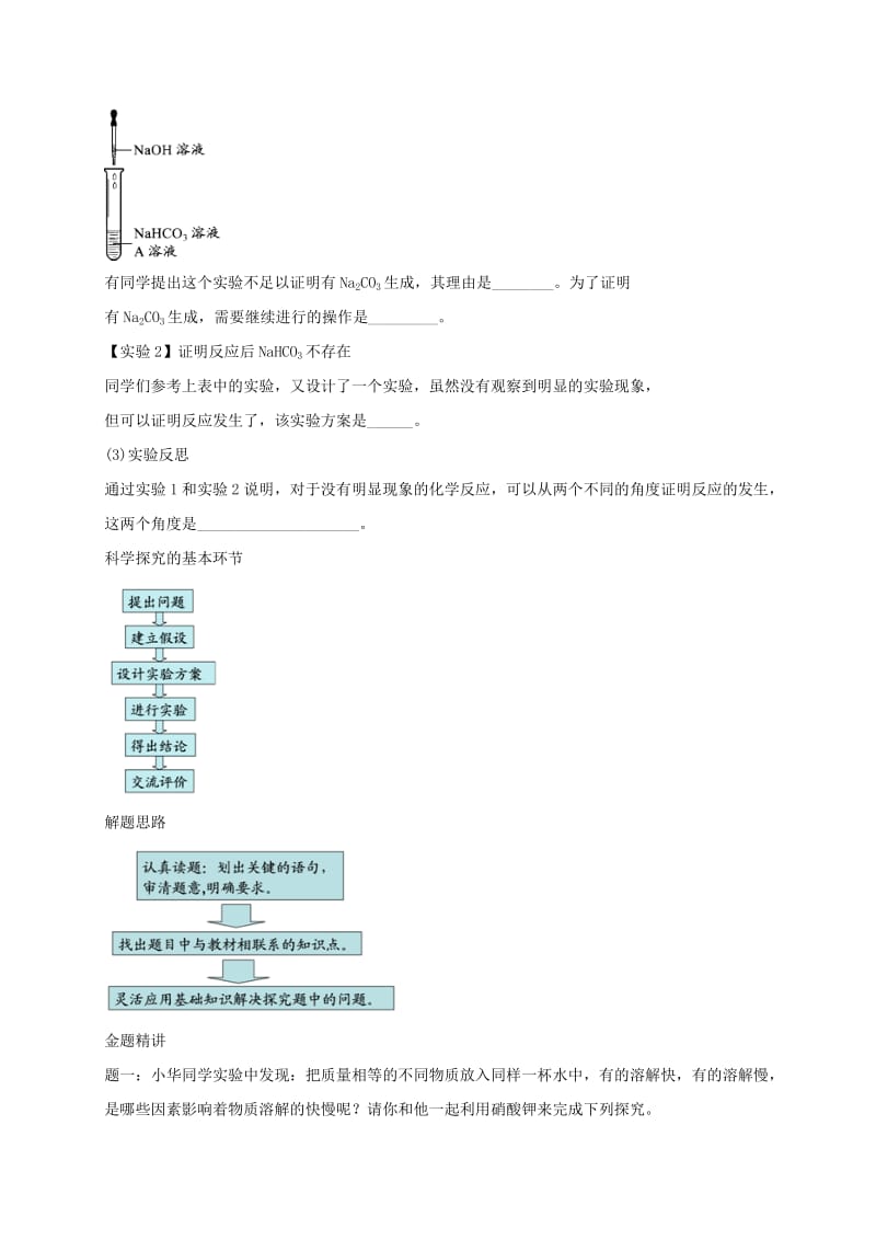 中考化学第二轮专题复习 第42讲 实验探究（经典精讲）试题.doc_第2页