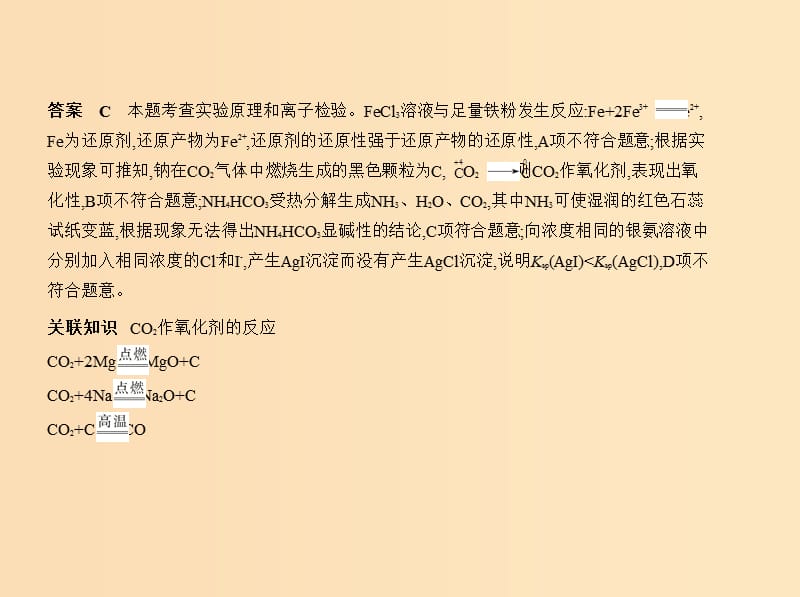 （新课标Ⅲ）2019版高考化学 专题二十一 物质的检验、分离和提纯课件.ppt_第3页