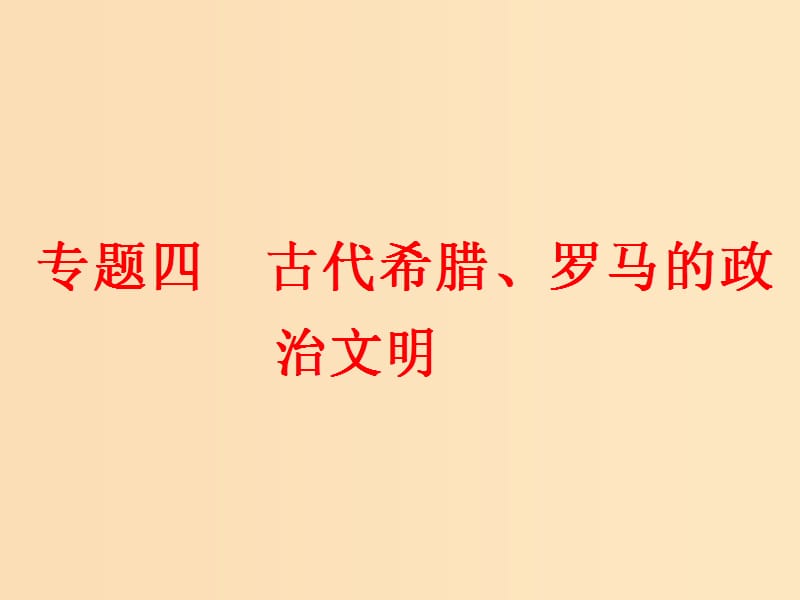 （浙江選考）2019屆高考?xì)v史學(xué)業(yè)水平考試 專題四 古代希臘、羅馬的政治文明 第11講 古代希臘的民主政治課件.ppt_第1頁